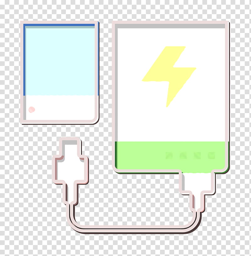 Power bank icon Workday icon Charger icon, Technology, Cable, Gadget, Electronics Accessory transparent background PNG clipart