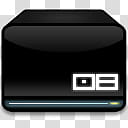 Darkness icon, Hard Drive , black file folder transparent background PNG clipart