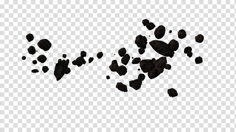 Asteroid Belts Mega , black stone transparent background PNG clipart