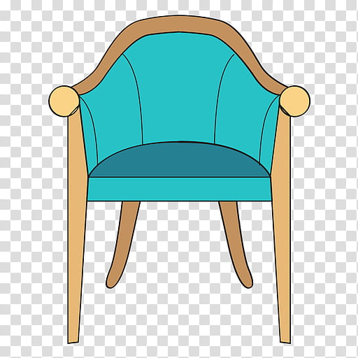 Wood Table, Chair, Drawing, Animation, Furniture, Cartoon, Couch, Turquoise transparent background PNG clipart