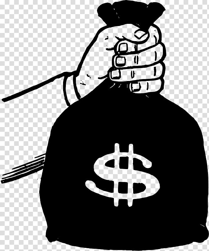 Sketch man hand holding money bag Royalty Free Vector Image