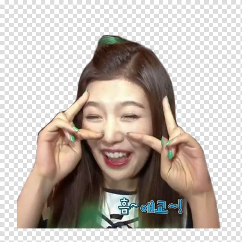 KPOP MEME EPISODE  RED VELVET, smiling Red Velvet Joy transparent background PNG clipart
