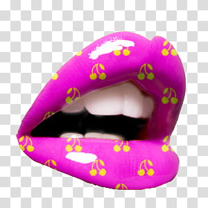 Cool Lips, pink lips illustration transparent background PNG clipart