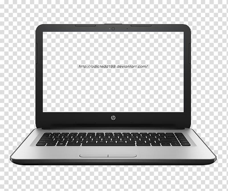 PC Adictedd, gray HP laptop transparent background PNG clipart