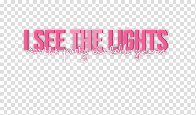 Textos, i see the lights text transparent background PNG clipart