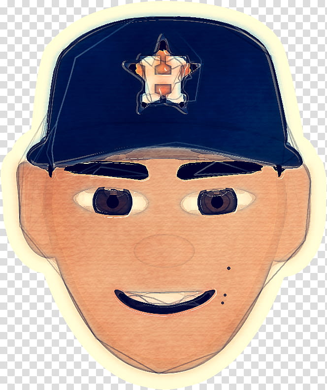 Emoji Face, Houston Astros, Mlb, Baseball, Headgear, Cap, Forehead, Baseball Cap transparent background PNG clipart