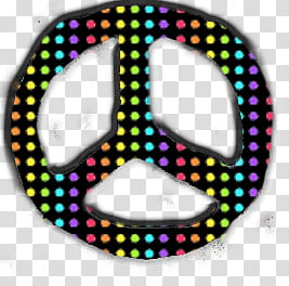 Peace and LOve s, multicolored peace logo illustration transparent background PNG clipart