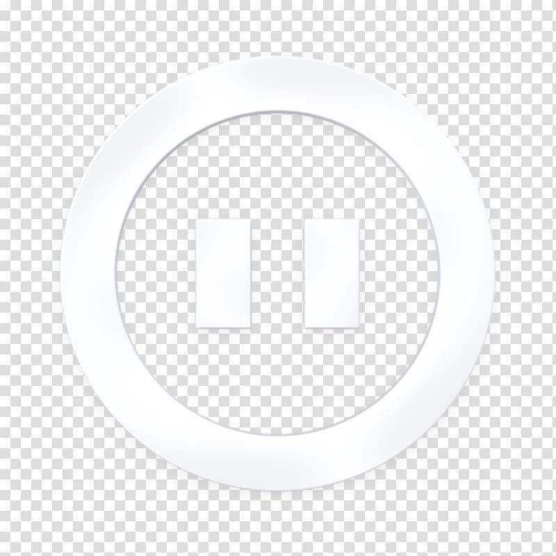 pause icon, Text, Black, White, Logo, Circle, Blackandwhite, Symbol transparent background PNG clipart