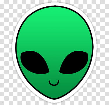 LOGO Gamer ForSale, green eyed alien character transparent