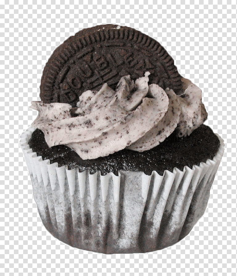 oreo cookie cupcake transparent background PNG clipart