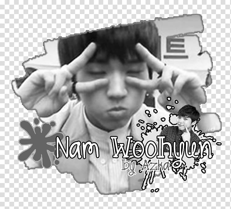 Nam Woohyun INFINITE Doing Aegyo transparent background PNG clipart