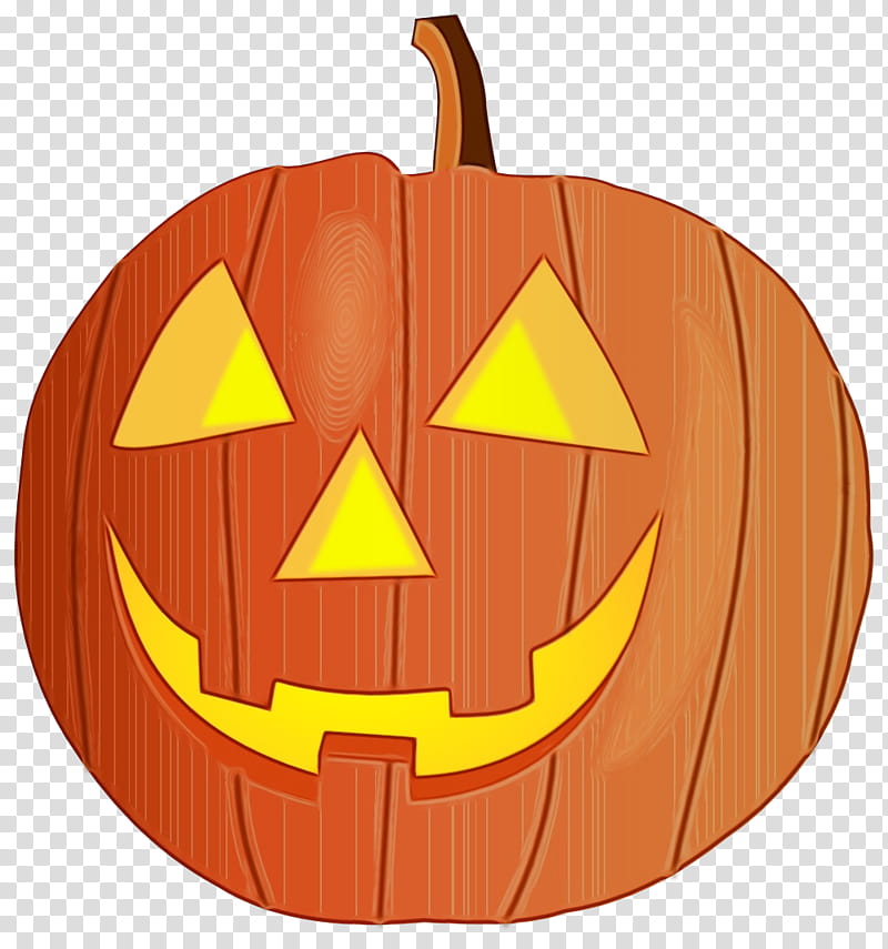 Cartoon Halloween Pumpkin, Watercolor, Paint, Wet Ink, Jackolantern, Halloween Pumpkins, Halloween , Carving transparent background PNG clipart