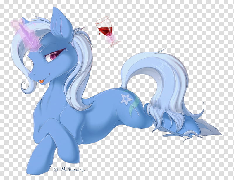 Trixie and wine, My Little Pony Raptor Dash art transparent background PNG clipart