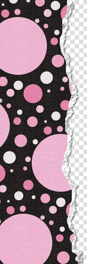 Monti PinkBlack Scrap Kit transparent background PNG clipart