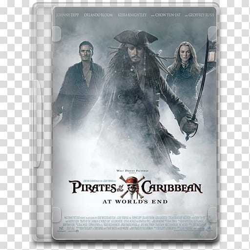 Movie Icon , Pirates of the Caribbean, At World's End, Pirates of the Caribbean disc case transparent background PNG clipart