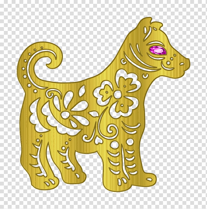 Dog And Cat, Chinese Astrology, Zodiac, Horoscope, Chinese Zodiac, Tail, Animal Figure, Yellow transparent background PNG clipart
