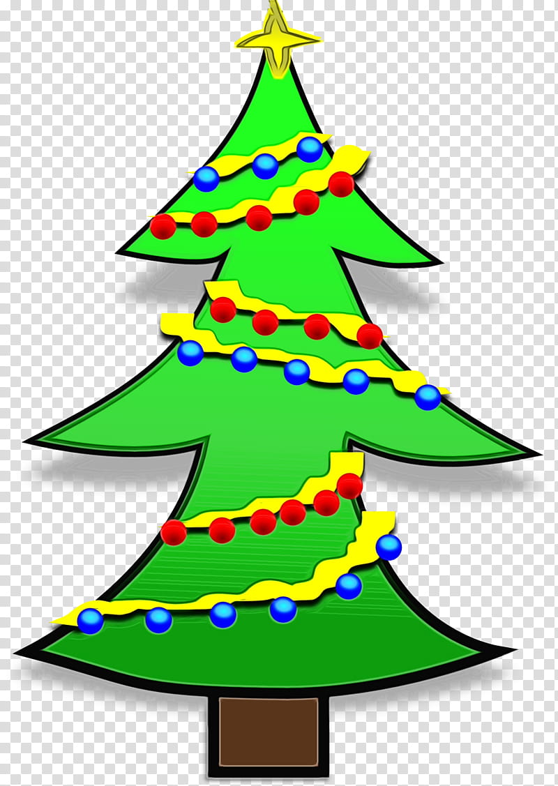 Christmas tree, Watercolor, Paint, Wet Ink, Christmas Decoration, Oregon Pine, Colorado Spruce, Christmas Ornament transparent background PNG clipart Christmas tree, Watercolor, Paint, Wet Ink, Christmas Decoration, Oregon Pine, Colorado Spruce, Christmas Ornament transparent background PNG clipart
