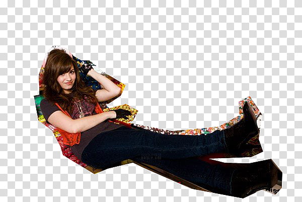 Demi Lovato, Demi Lovato lying on bed transparent background PNG clipart