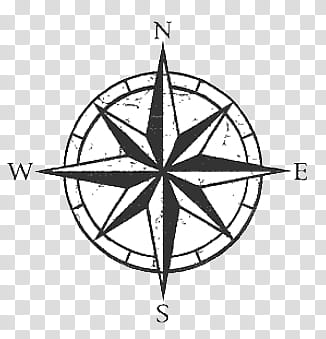 Doodles and Drawing , directional compass transparent background PNG clipart