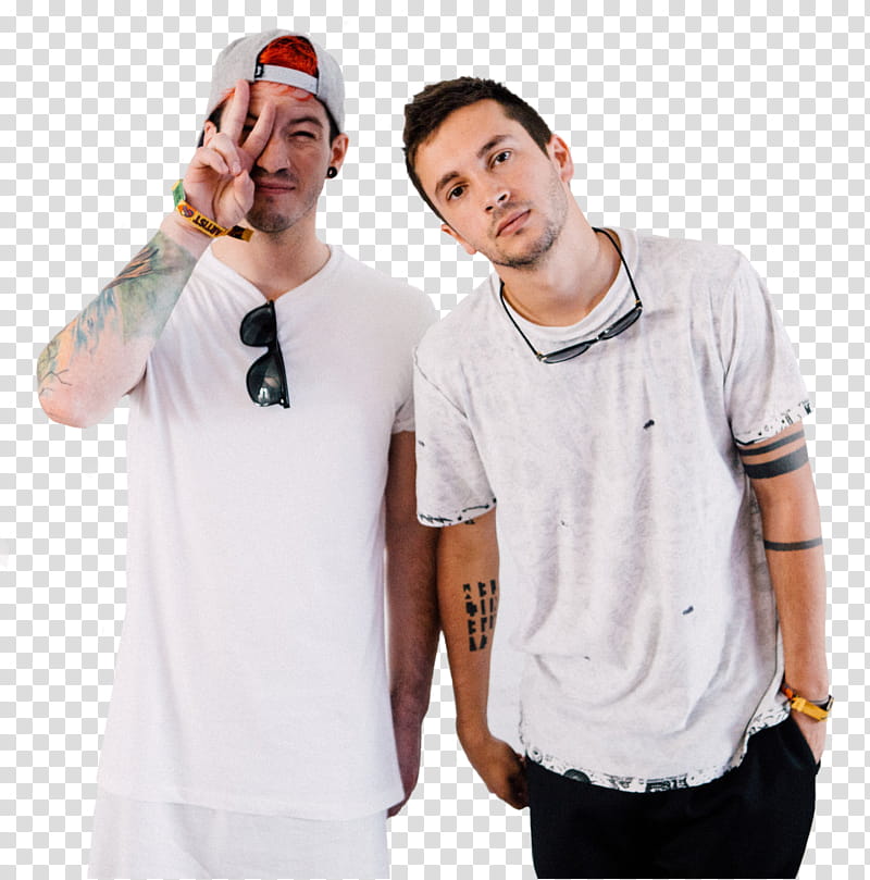Best Friends  Tyler and Josh transparent background PNG clipart