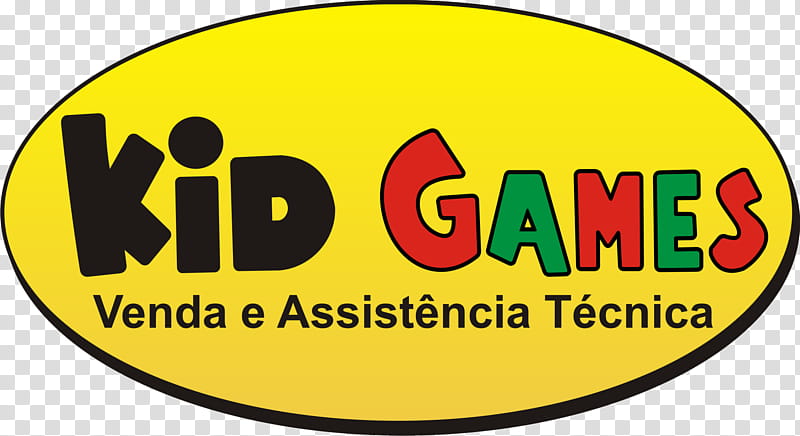 Kid Games Yellow, Logo, Limeira, Video Games, Brasilia, Brazil, Text, Sign transparent background PNG clipart