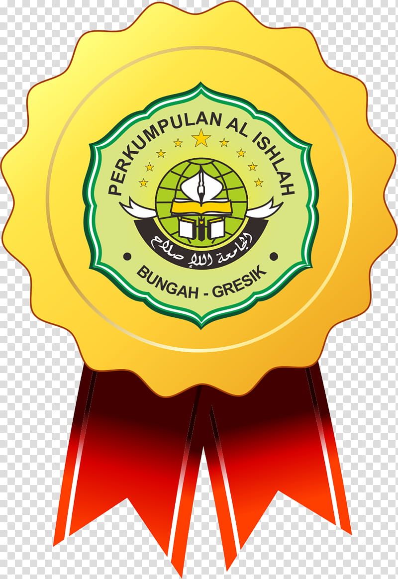 Ponpes Al Ishlah Bungah Gresik Yellow, Santri, Logo, Pesantren, Gresik Regency, Circle, Symbol transparent background PNG clipart