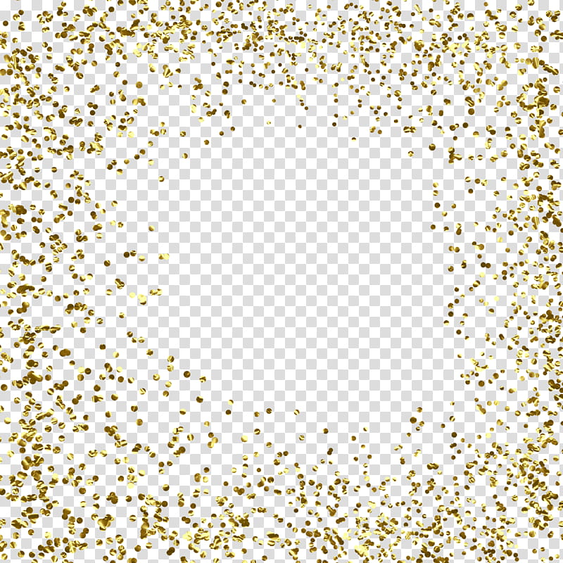 Gold Confetti, Glitter, Throw Pillows, Decorative Cushion, Sequin, Yellow transparent background PNG clipart
