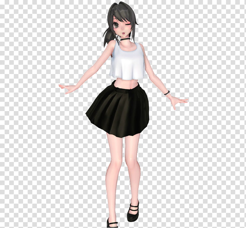 .: TDA Ayano Aishi Casual :..:(MMDxYanSim):., female anime character transparent background PNG clipart