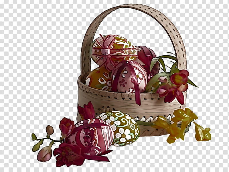 Easter egg, Present, Gift Basket, Hamper, Easter
, Home Accessories, Food, Plant, Mishloach Manot transparent background PNG clipart