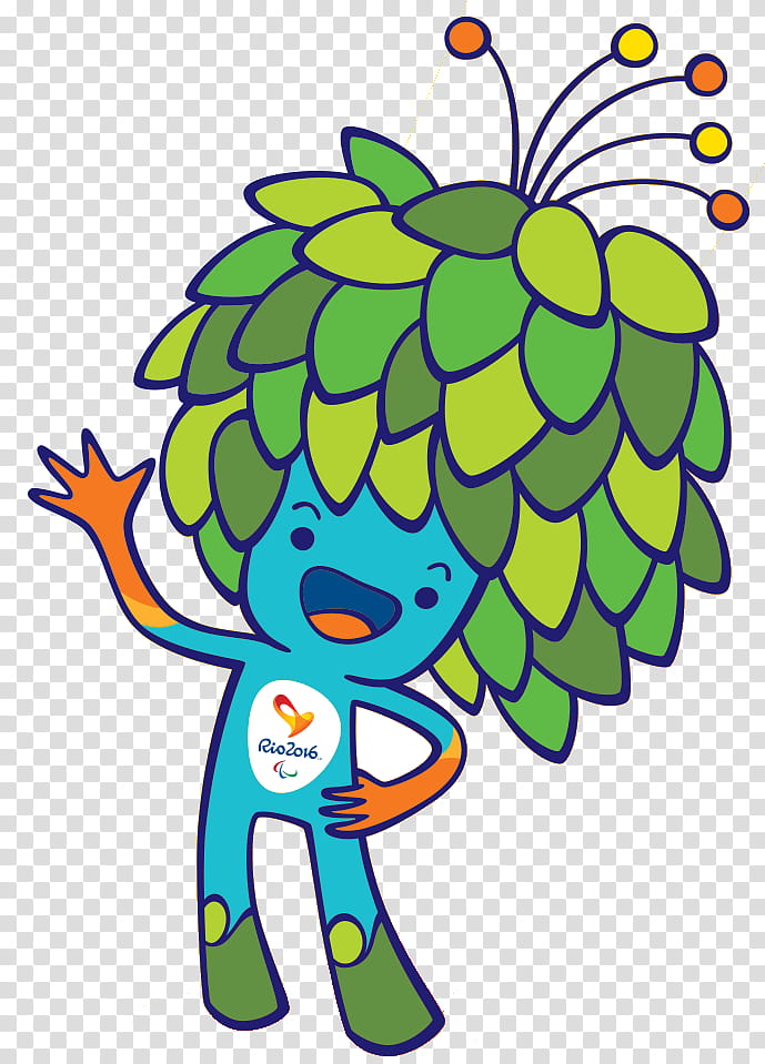 Green Leaf, Olympic Games Rio 2016, Paralympic Games, Vinicius And Tom, Mascot, Olympic Hockey Centre, Fifa World Cup Official Mascots, Sports transparent background PNG clipart