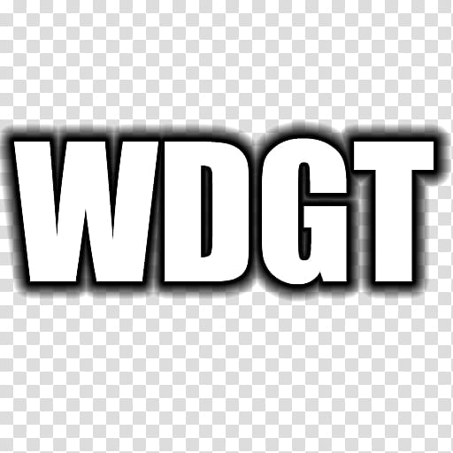 Wordcons, WDGT text transparent background PNG clipart