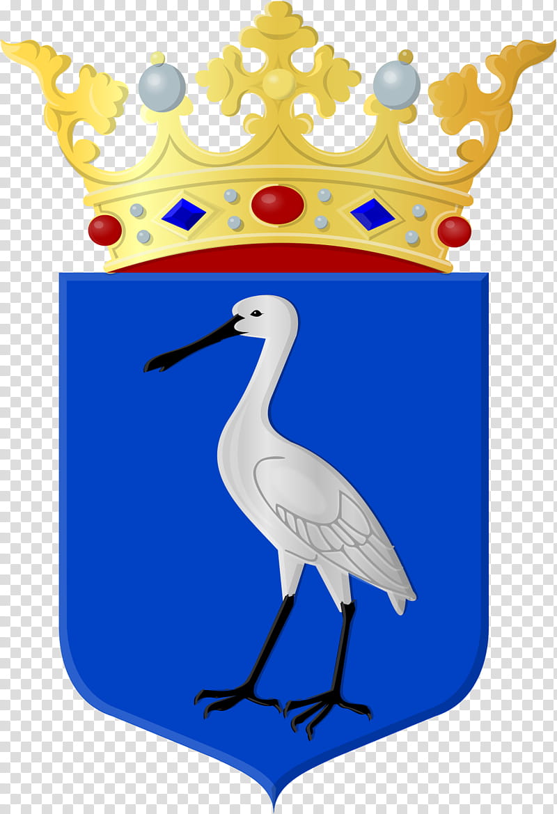 Crane Bird, Netherlands, Coat Of Arms, Quick, Wapen Van Mijdrecht, Water Board, Blue, Beak transparent background PNG clipart