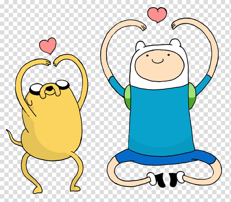 Jake the dog and Finn the human transparent background PNG clipart