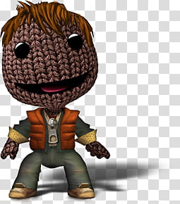 Sackboy McFly transparent background PNG clipart