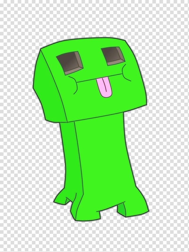 Minecraft's Two-Faced Creeper: Free PNG Sticker