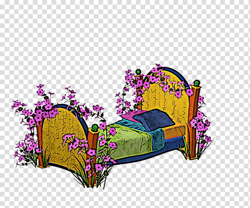 purple violet furniture plant, Couch, Room, Wildflower transparent background PNG clipart
