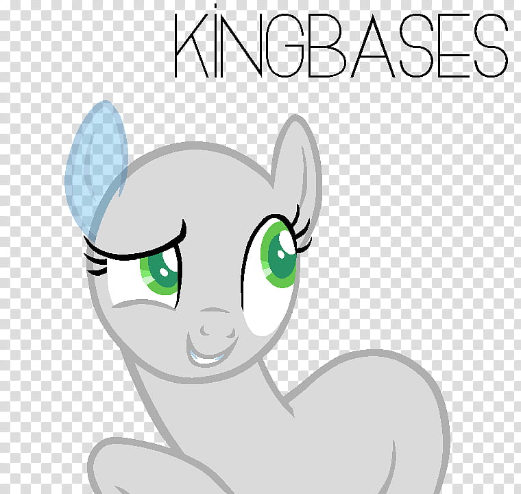 MLP Base look kids a base, gray pony with Kingbases text overlay transparent background PNG clipart