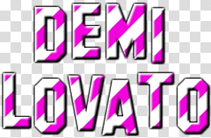 Textos de Demi Lovato transparent background PNG clipart thumbnail