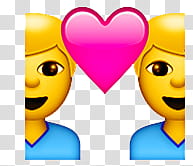 Snapchat Emojis Love Lesbian Gay, heart iPhone emoji transparent background PNG clipart