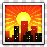 sun and high-rise building illustration transparent background PNG clipart