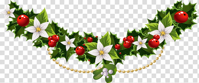 ChristmasByIrem, lei decor transparent background PNG clipart