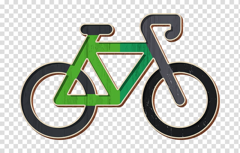 Summer Camp icon Bicycle icon Bike icon, Green, Bicycle Wheel, Bicycle Part, Vehicle, Bicycle Tire, Spoke, Bicycle Frame transparent background PNG clipart