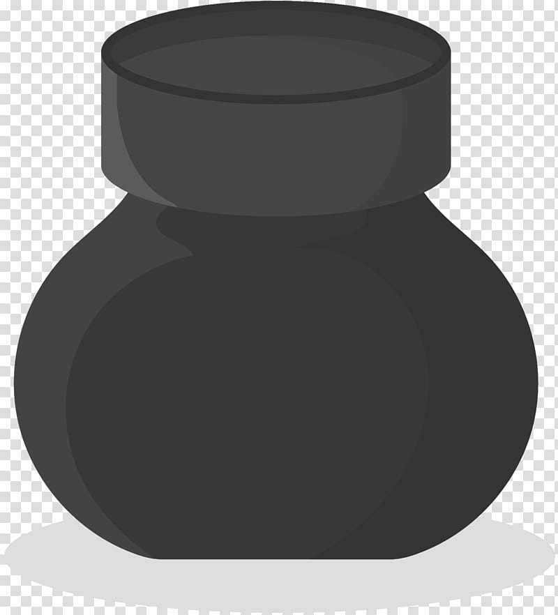 Black White M Artifact, Black White M, Cylinder, Vase transparent background PNG clipart