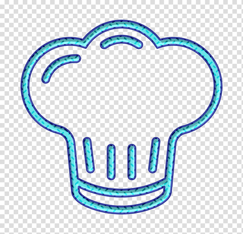 Gastronomy icon Chef icon, Turquoise transparent background PNG clipart