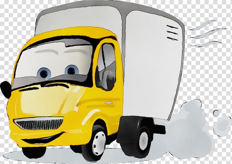 Bus, Watercolor, Paint, Wet Ink, Cargo, Transport, Service, Truck transparent background PNG clipart