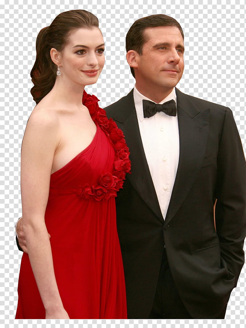 Anne Hathaway Red Carpet transparent background PNG clipart