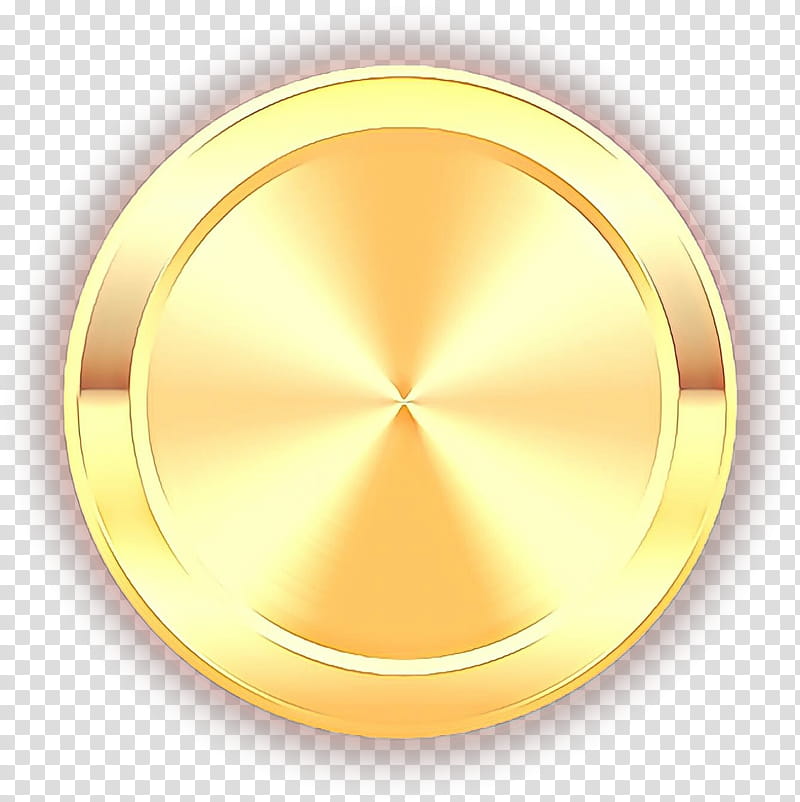 yellow metal gold symbol, Cartoon, Brass, Circle transparent background PNG clipart