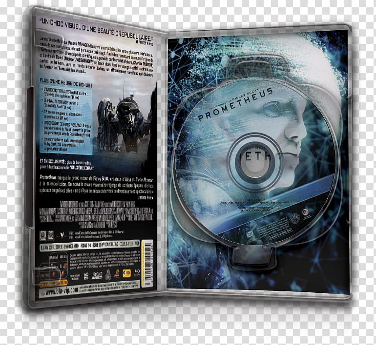 Prometheus DvD Case Icon , Prometheus DvD Case Open transparent background PNG clipart