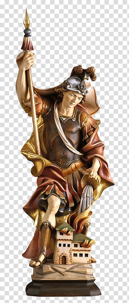 Wood, Patron Saint, Statue, Wood Carving, Sculpture, Sacred, Fire Department, Saint Florian transparent background PNG clipart