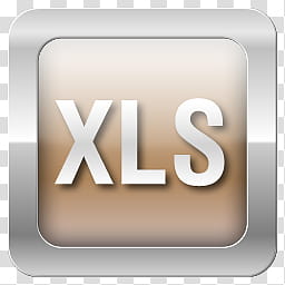 X file types, brown background with XLS text overlay transparent background PNG clipart